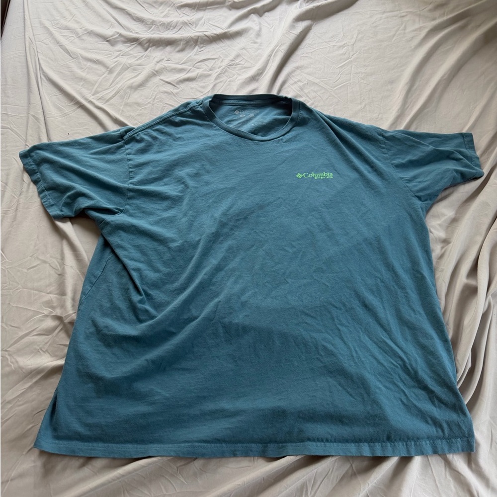Columbia Men's Teal Short Sleeve Tee